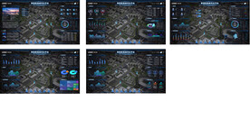 科技感大数据可视化智能界面全套