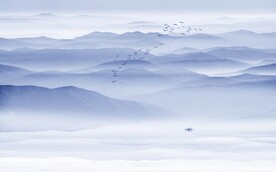 山水风景水墨画