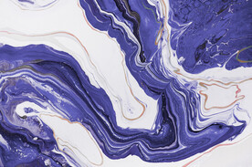 蓝色渐变金线大理石背景