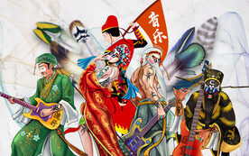 工装KTV音乐背景墙