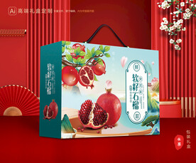 石榴包装 水果礼盒