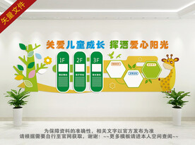 幼儿园卡通文化墙