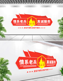 老兵之家文化墙