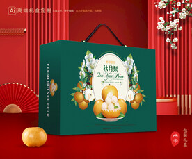 秋月梨礼盒 梨包装