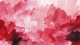 红色水彩水墨背景