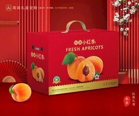 杏包装 小红杏礼盒
