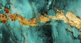 绿色金线渐变大理石背景