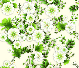 手绘3D花分层循环