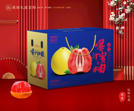 柚子包装 蜜柚礼盒