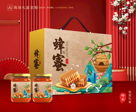 蜂蜜包装 百花蜜礼盒