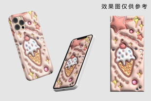 冰淇淋膨胀风手机壁纸