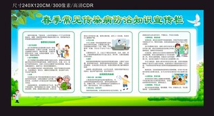 春季常见传染病防治知识宣传栏