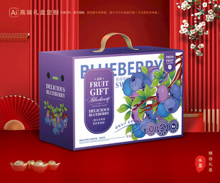 蓝莓包装 水果礼盒