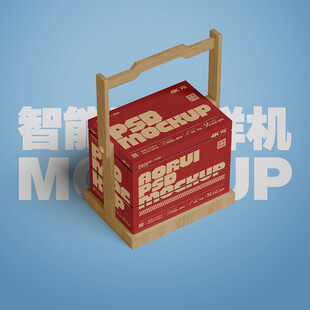 手提收纳盒样机