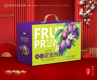 西梅包装 李子礼盒