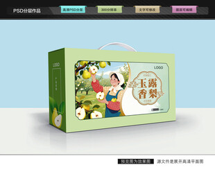 玉露香梨礼盒 水果包装