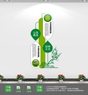 创建绿色企业文化墙