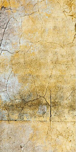 斑驳陈旧的黄色墙面纹理