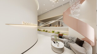 美容院装饰设计效果图