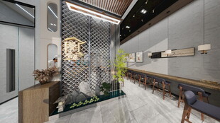 餐饮装饰设计效果图