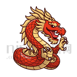 卡通中国龙形象
