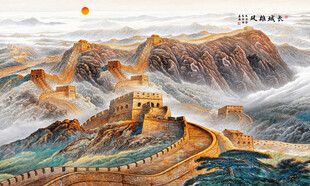 长城背景画