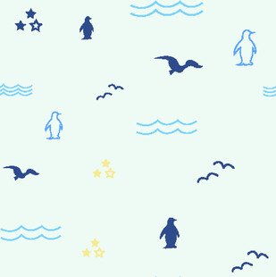 海洋动物图案背景