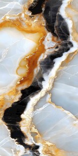 黑白金纹理独特的玛瑙石