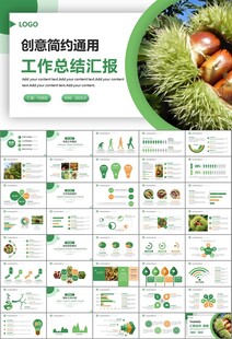 营养美食美味板栗种植宣传PPT