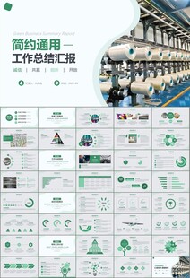 纺织行业总结计划工作汇报PPT