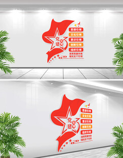 党建引领形象墙