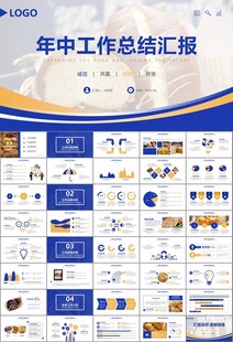 西餐高档餐厅美食面包糕点PPT