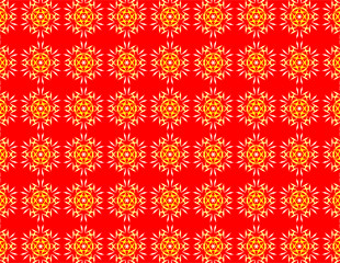 红色花纹底纹背景图案