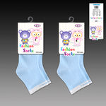 儿童袜标设计 矢量