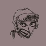 时尚潮流素描画