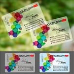 名片透明名片圆点名片