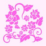 玫瑰花 时尚花边花纹