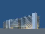3D办公楼模型