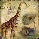 欧美复古装饰画图片