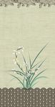 玉兰装饰画兰花 冬兰 兰草花