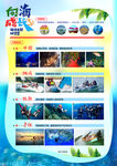大海 儿童 旅游海报