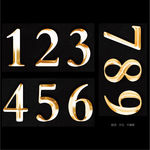 金属数字立体数字金色数字