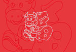 牛年福字