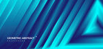时尚动感几何三角形渐变抽象背景