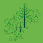 矢量树叶 图案 花纹 