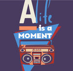 收音机潮牌印花