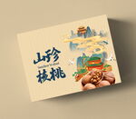核桃包装 平面图包含效果图
