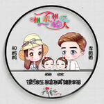 温馨全家福头像签名设计俩女孩