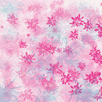 渲染花卉粉彩印染花纹