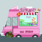 夏日冰淇淋摊位